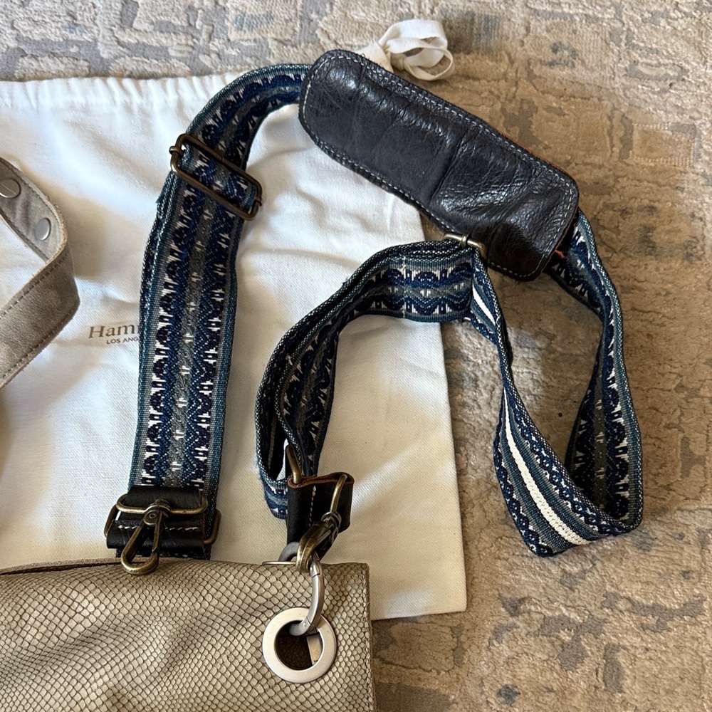 Hammitt Taupe/Beige Crossbody w/storage bag, authentic card, & 2 straps - Picture 8 of 10